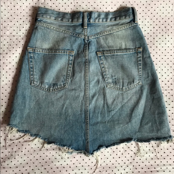 Zara Skirts Zara Denim Mini Skirt Poshmark